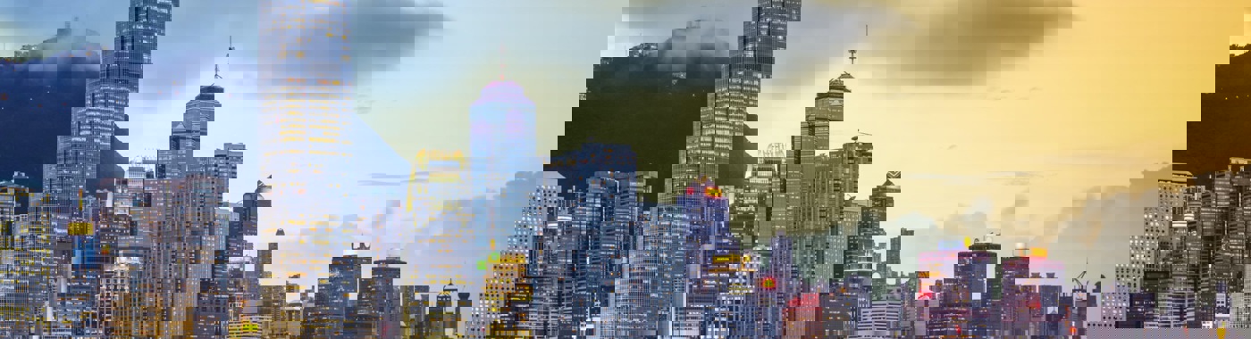 Hong Kong Victoria Harbour Skyline